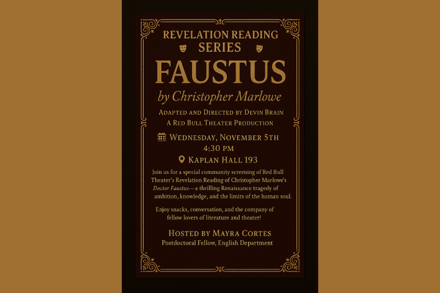 Informational flyer with text describing event.