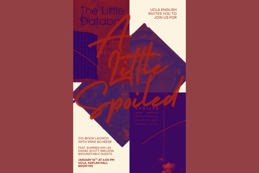 Snelson's book cover, 'The Little Database' along with Lee's 'A Little Spoiled' book cover.
