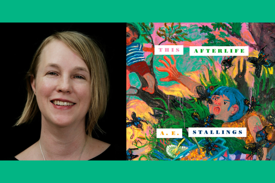 Photo of Stallings alongside image of Stalling's book cover.